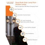 Gama Sonic Solar Lamp Post Kit with Double Head