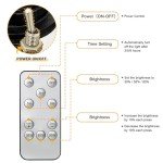 41-Inch Solar Outdoor Post Light with Remote