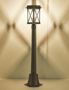 CMRCOZIRA Solar Outdoor Post Light with Dusk Sensor