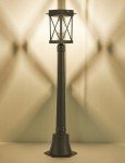 CMRCOZIRA Solar Outdoor Post Light with Dusk Sensor