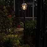 Baytown II Solar Lamp Post with EZ-Anchor Base