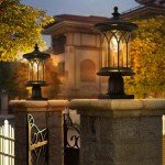 Seovix Solar Post Lights - 2 Pack Outdoor Solar