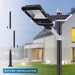 10Ft Outdoor Solar Street Light Pole