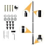 16FT Outdoor Solar Street Light Pole