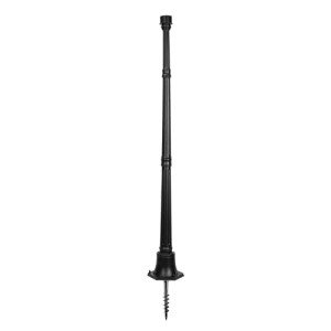 Sonic 5-Foot Decorative Black Lamp Post
