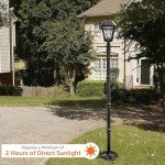 Baytown II Solar Lamp Post with EZ-Anchor Base