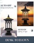 Seovix Solar Post Lights - 2 Pack Outdoor Solar