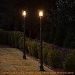 Sonic 5-Foot Decorative Black Lamp Post
