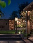 CMRCOZIRA Solar Outdoor Post Light with Dusk Sensor