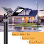 16FT Outdoor Solar Street Light Pole