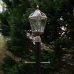 Gama Sonic Solar Post Light in Weathered Bronze