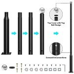 Outdoor Solar Street Light Pole with Base