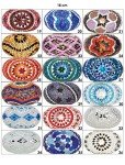 Colorful Mosaic Boho Floor Lamp - Customizable Shades