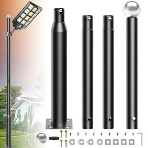 13FT Outdoor Solar Street Light Lamp Post