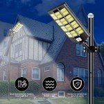 Outdoor Solar Street Light Pole with Base