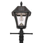 Baytown II Solar Lamp Post with EZ-Anchor Base
