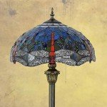 Tiffany Dragonfly Floor Lamp with Pull Chain