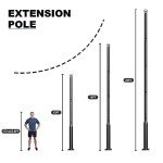 Jadisi 13ft Outdoor Street Light Pole