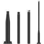 10FT Black Iron Solar Street Light Pole