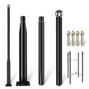 10ft Outdoor Solar Street Light Lamp Post