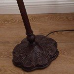 Dragonfly Tiffany Style Stained Glass Floor Lamp
