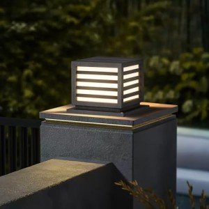 Modern Solar Pillar Light for Outdoor Spaces