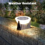 Outdoor Solar Pillar Light - Modern LED Lantern