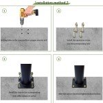 10ft Outdoor Solar Street Light Lamp Post