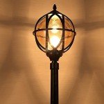 MIMMIC Outdoor Waterproof Globe Column Light