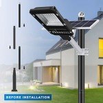13Ft Outdoor Solar Street Light Pole Post