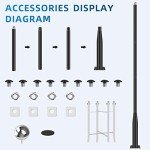 13Ft Outdoor Solar Street Light Pole Post
