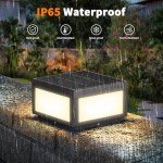 Modern Solar Pillar Light for Outdoor Spaces