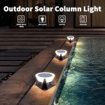 Modern Solar Pillar Light for Outdoor Spaces