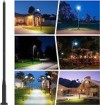 13Ft Outdoor Solar Street Light Pole Post