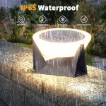 Modern Solar Pillar Light for Outdoor Spaces