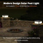 Modern Solar Pillar Light for Outdoor Spaces