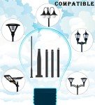 Solar Street Light Pole for Outdoor Spaces - 16FT