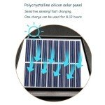 Modern Solar Post Light - Black Lantern Style