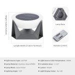 Outdoor Solar Post Light with Modern LED Design