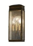 Feiss Whitaker Bronze Outdoor Wall Lantern 3-Light
