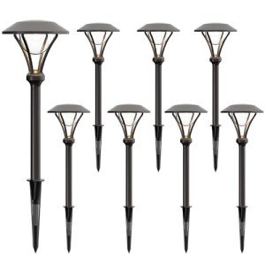 Goodsmann Low Voltage LED Path Lights (8 Pack)