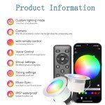 Smart RGBW Waterproof Decking Lights with Remote