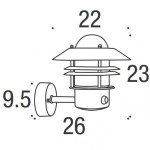 Copper Motion Sensor Wall Light Fixture