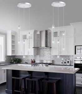 Dolria 3-Light Adjustable Crystal Chandelier Pendant