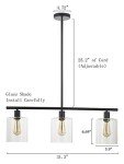 Rustic Industrial 3-Light Chandelier Pendant Lamp