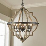 Stardust Farmhouse Orb Chandelier Light Fixture
