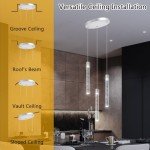 Dolria 3-Light Adjustable Crystal Chandelier Pendant