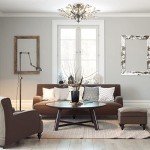 Vintage Silver Grey Crystal Chandelier Flush Mount Light