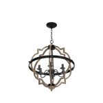 Stardust Farmhouse Orb Chandelier Light Fixture