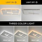 Modern Dimmable LED Ceiling Light with Remote